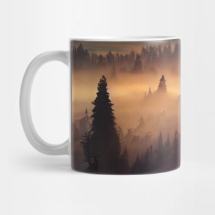 Dreamy forest landscape Mug